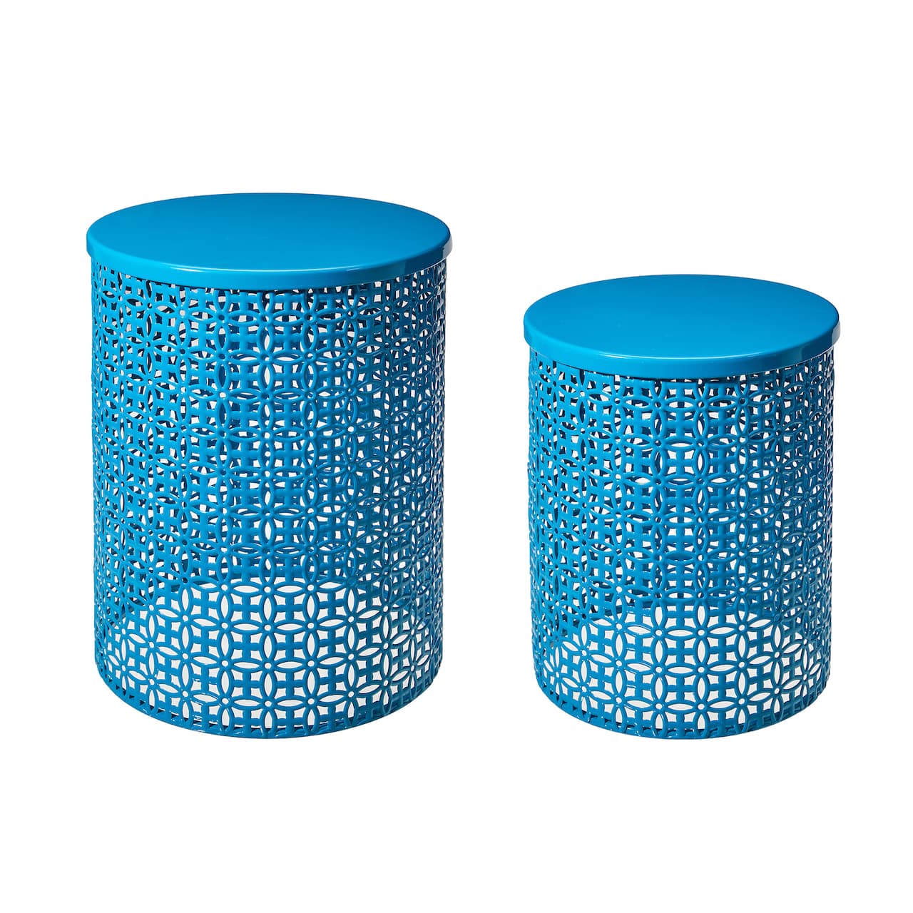 Glitzhome® Multi-Functional Metal Accent Table Set